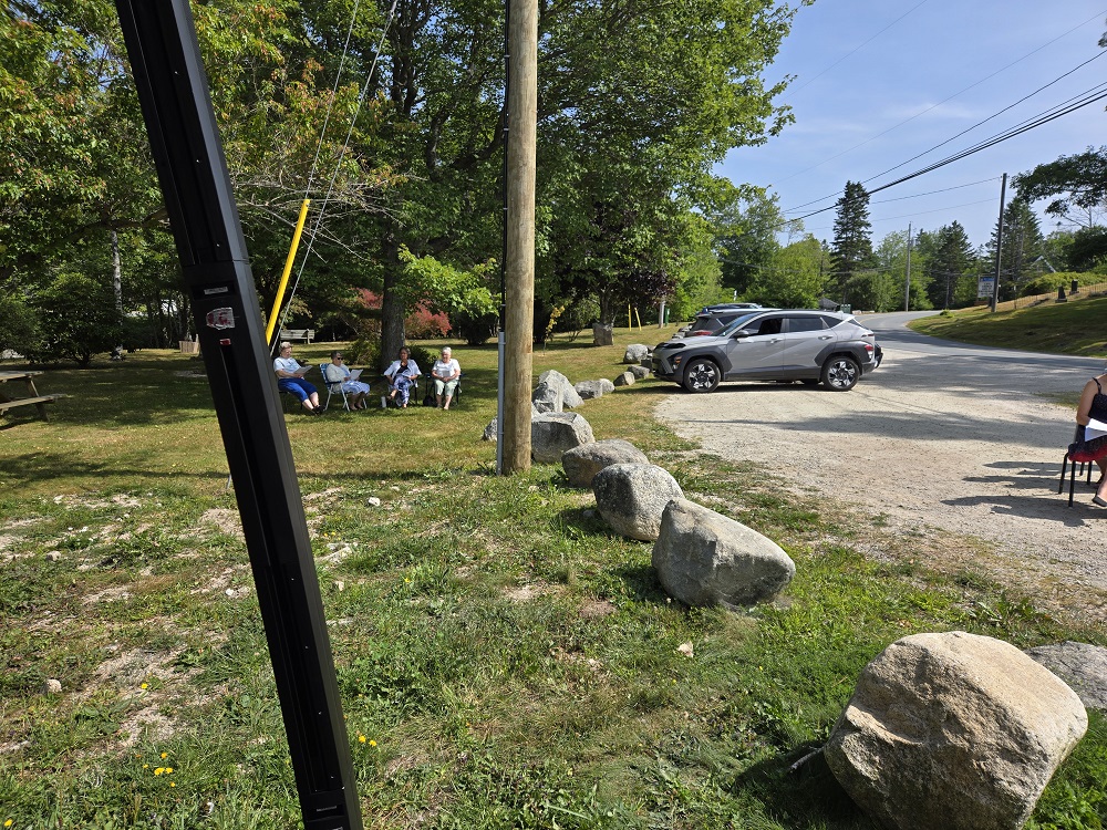 On Sunday, August 10th, a food bank drive in support of Hubbards and Area Food Bank was held in Bishop's Park.
